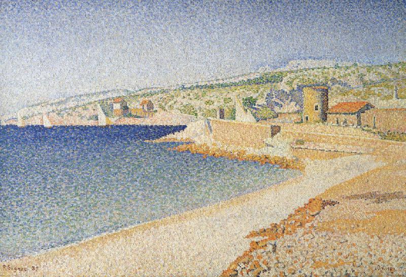 Paul Signac the jetty cassis opus